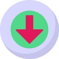 Arrow Alt Circle Down Vector Icon Design