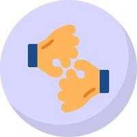 American Sign Language Interpreting Vector Icon Design