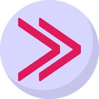 Angle Double Left Vector Icon Design