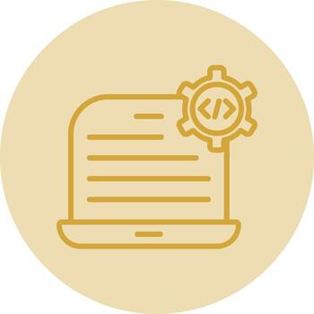 Code Setting Vector Icon Design