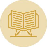 Open Quran Vector Icon Design