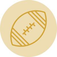 American Football Vector Icon Design