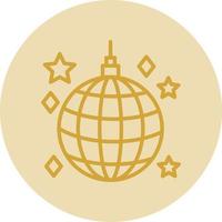 Disco Ball Vector Icon Design