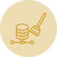 Data Cleansing Vector Icon Design