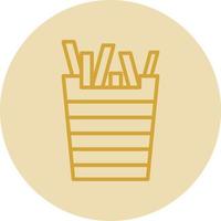 French Fries Vector Icon Design