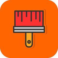 Paint Brush Vector Icon Design