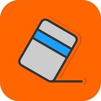 Eraser Vector Icon Design