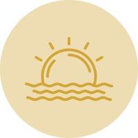 Sunrise Vector Icon Design