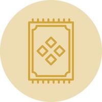 Prayer Mat Vector Icon Design