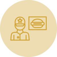 Delivery Man Vector Icon Design