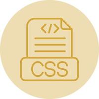 diseño de icono de vector de archivo css