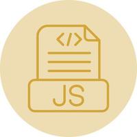 diseño de icono de vector de archivo javascript