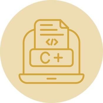 Coding Language Vector Icon Design