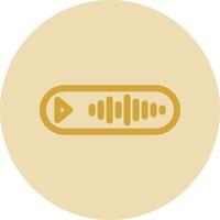 Voice Message Vector Icon Design