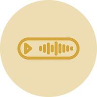 Voice Message Vector Icon Design