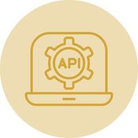 API Vector Icon Design
