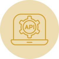 API Vector Icon Design