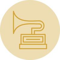 Gramophone Vector Icon Design