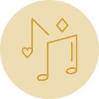 Musical Note Vector Icon Design