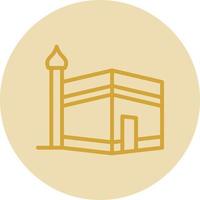 Kaaba Vector Icon Design