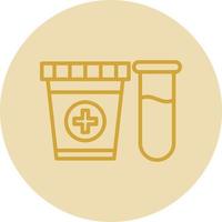 Urine Test Vector Icon Design