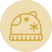 diseño de icono de vector de gorro