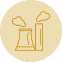 diseño de icono de vector de contaminación de chimenea