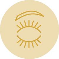 Eyelash Vector Icon Design