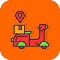 Delivery Location Vector Icon Design