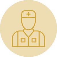 Male Patient Vector Icon Design