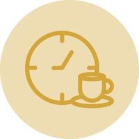 Coffee Break Vector Icon Design