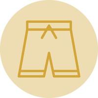 diseño de icono de vector de pantalones cortos