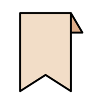 minimalistisch Lesezeichen Symbol Design zum Netz Schnittstellen und Anwendungen png