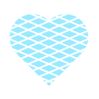 azul corazón elemento png