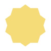 yellow star shape png