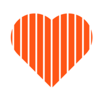 banda rosso cuore icona illustrazione png