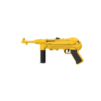MP40 weapon isolated on transparent png
