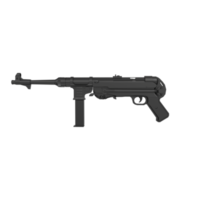 mp40 arma aislado en transparente png