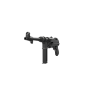 mp40 arma isolato su trasparente png