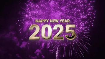 Happy new year animation 2025 V7 video