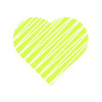 Illustration of yellow heart icon png