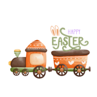 Train With Easter Day png