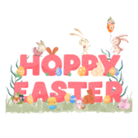 Happy Easter Day - text png