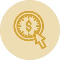 Pay Per Click Vector Icon Design