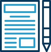 Blogger Vector Icon Design