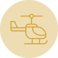 Helicopter Vector Icon Design