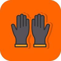 Hand Gloves Vector Icon Design