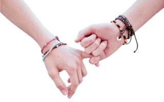 Friends holding hands png