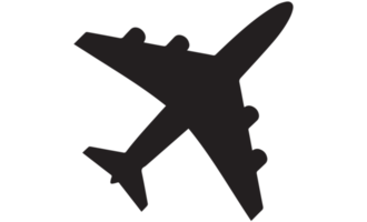 aeroplane - airplane icon on transparent background. png