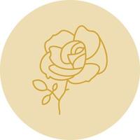 Rose Vector Icon Design